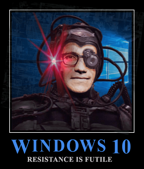 resistance is futile windows 10