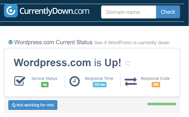 currentlydown DNS Server Not Responding